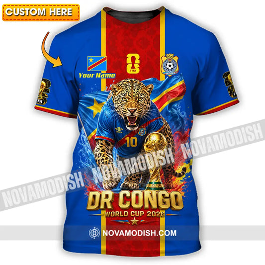 Unisex Shirt - Custom Dr Congo World Cup 2026 Shirt - T-shirt