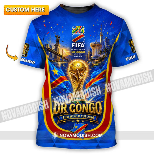 Unisex Shirt - Custom Dr Congo World Cup 2026 Shirt - T-shirt