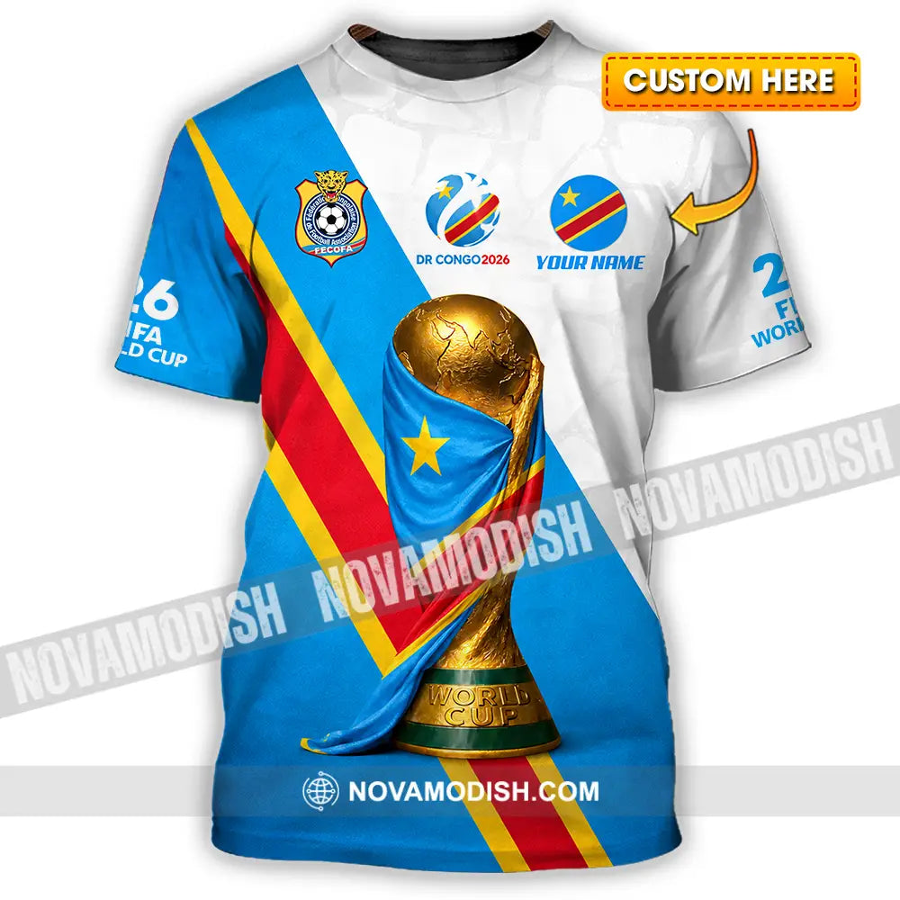 Unisex Shirt - Custom Dr Congo World Cup 2026 Shirt - T-shirt