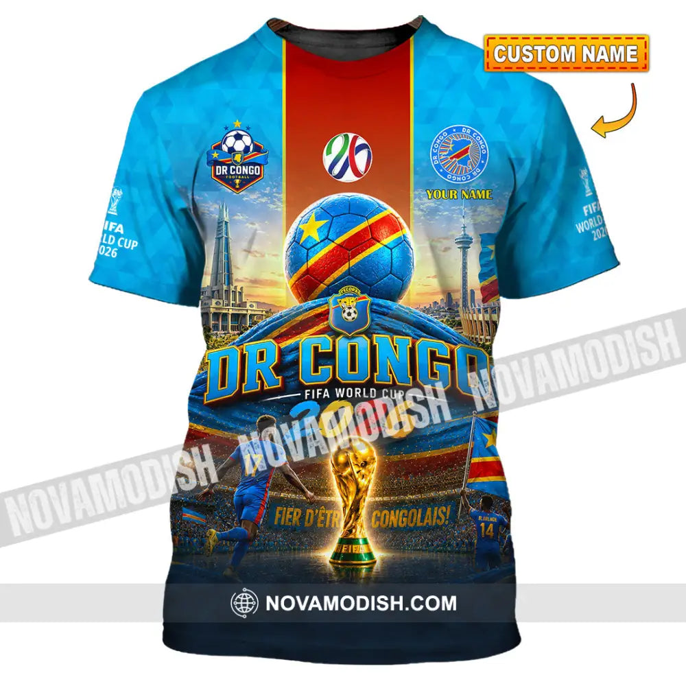 Unisex Shirt - Custom Dr Congo World Cup 2026 Shirt - T-shirt