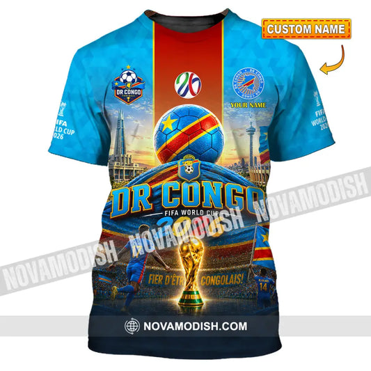 Unisex Shirt - Custom Dr Congo World Cup 2026 Shirt - T-shirt