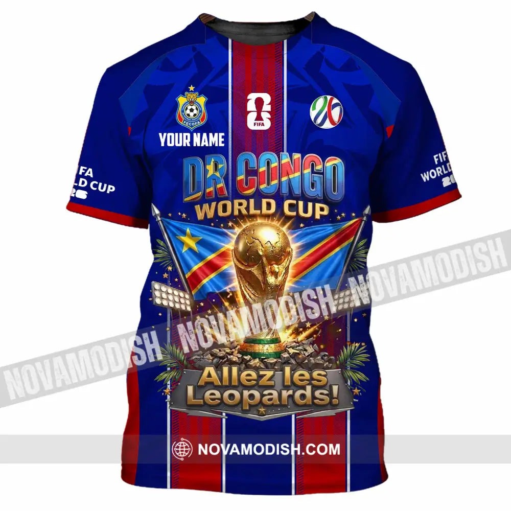 Unisex Shirt - Custom Dr Congo World Cup 2026 Shirt - T-Shirt / S - T-shirt