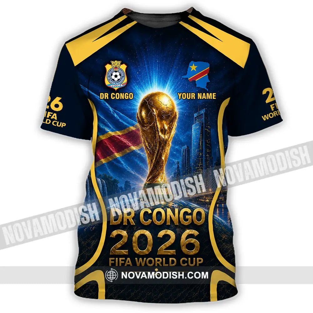 Unisex Shirt - Custom Dr Congo World Cup 2026 Shirt - T-Shirt / S - T-shirt