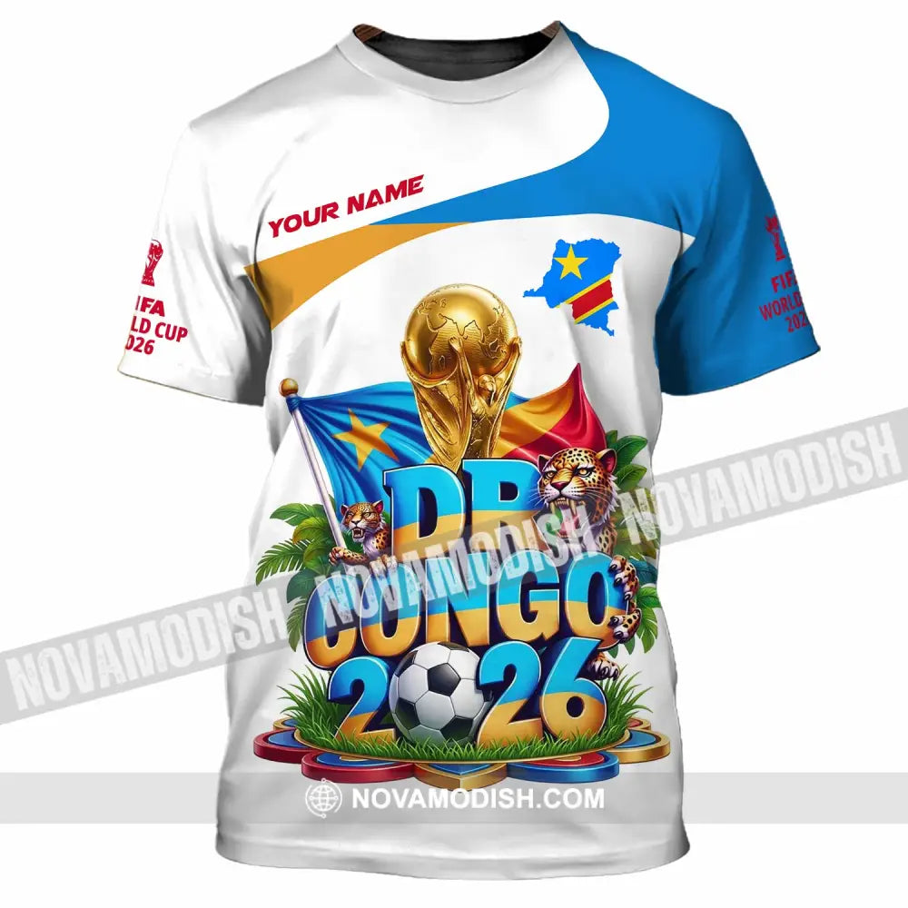 Unisex Shirt - Custom Dr Congo World Cup 2026 Shirt - T-Shirt / S - T-shirt