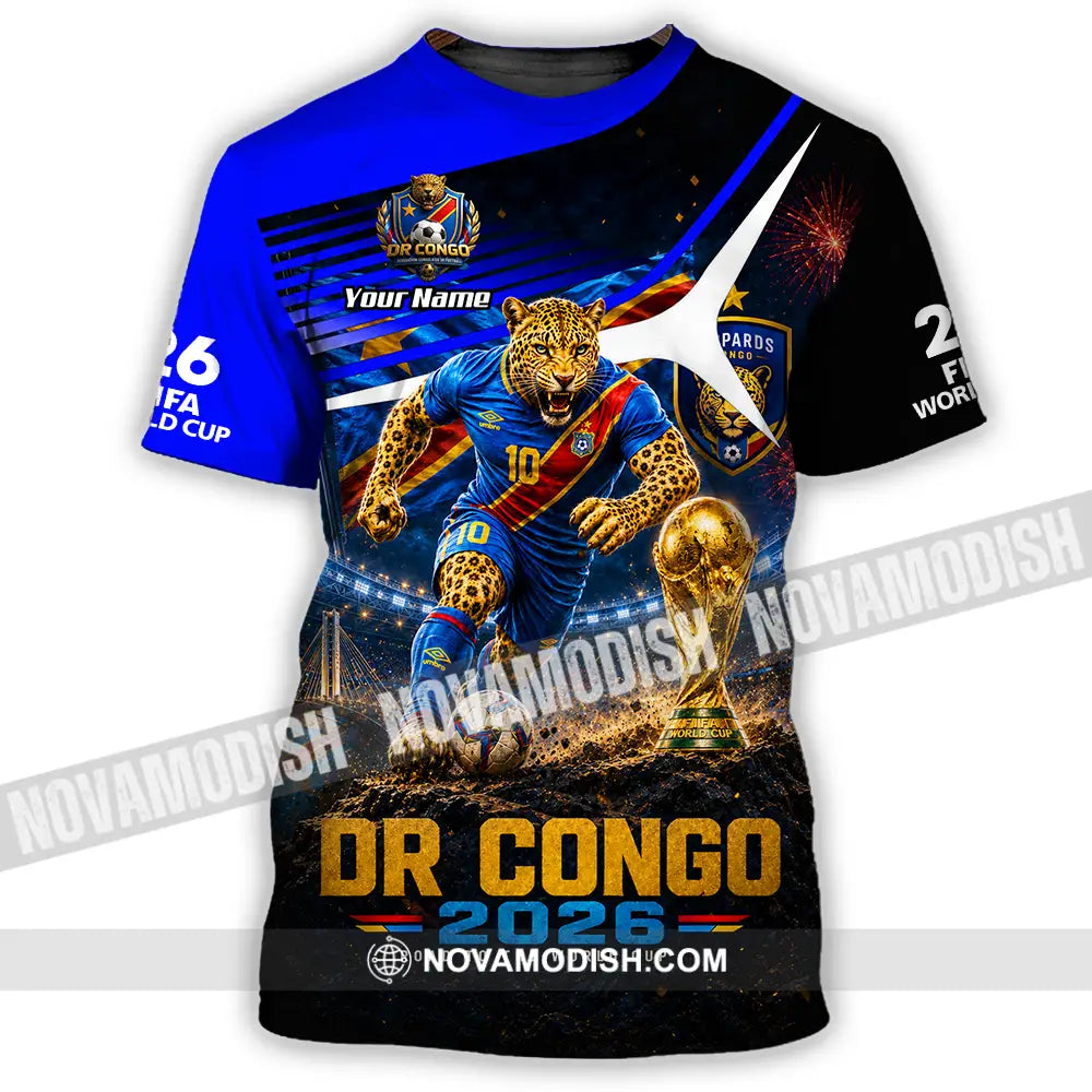 Unisex Shirt - Custom Dr Congo World Cup 2026 Shirt - T-Shirt / S - T-shirt