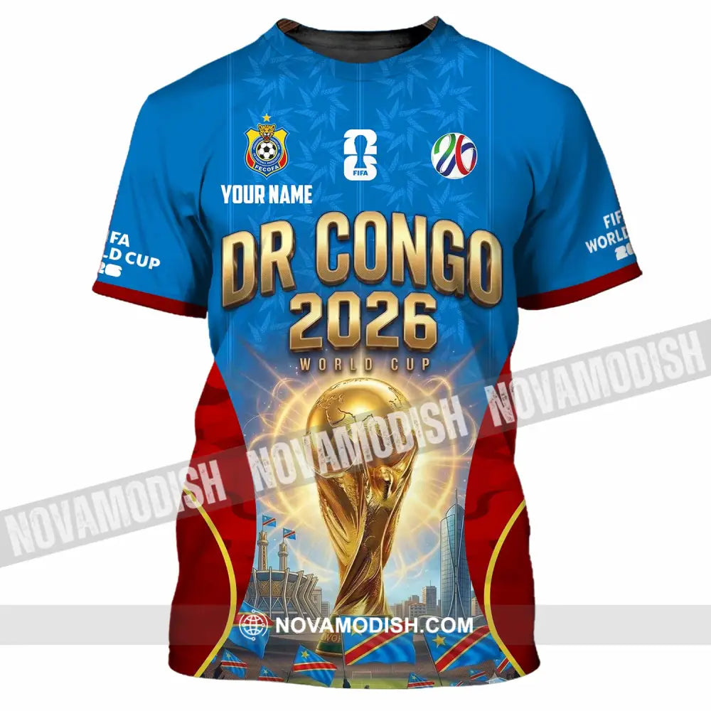 Unisex Shirt - Custom Dr Congo World Cup 2026 Shirt - T-Shirt / S - T-shirt