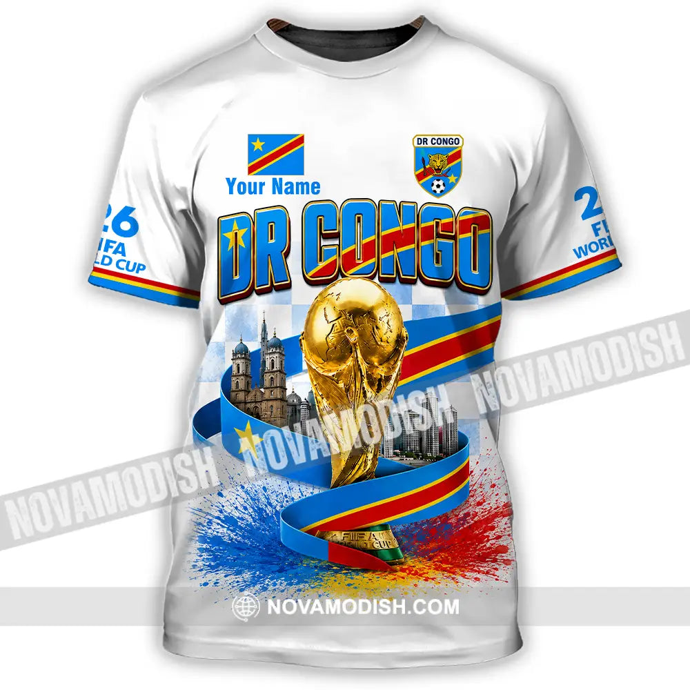 Unisex Shirt - Custom Dr Congo World Cup 2026 Shirt - T-Shirt / S - T-shirt
