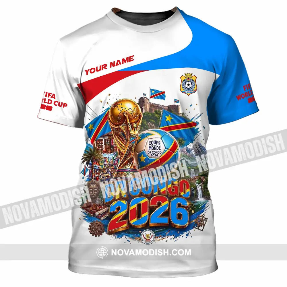 Unisex Shirt - Custom Dr Congo World Cup 2026 Shirt - T-Shirt / S - T-shirt