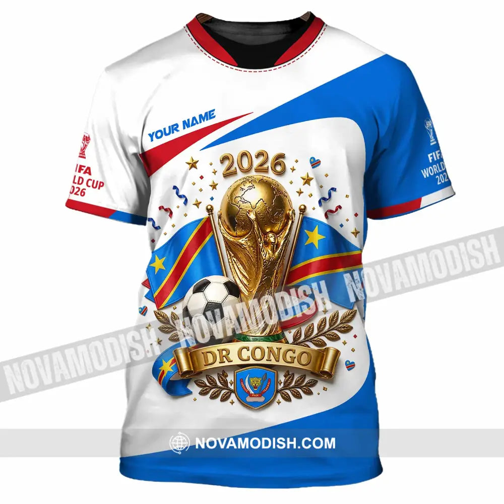 Unisex Shirt - Custom Dr Congo World Cup 2026 Shirt - T-Shirt / S - T-shirt