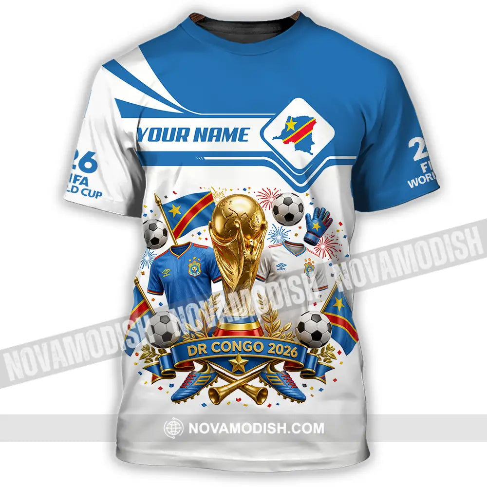 Unisex Shirt - Custom Dr Congo World Cup 2026 Shirt - T-Shirt / S - T-shirt
