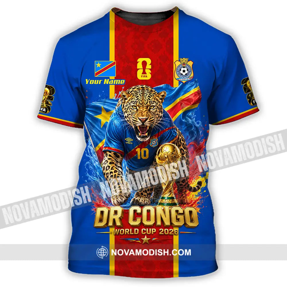 Unisex Shirt - Custom Dr Congo World Cup 2026 Shirt - T-Shirt / S - T-shirt