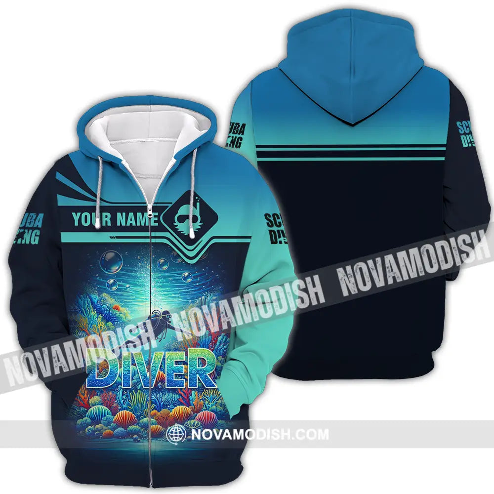 Unisex Shirt - Custom Driver 3D Shirt Zipper Hoodie / S T-shirt