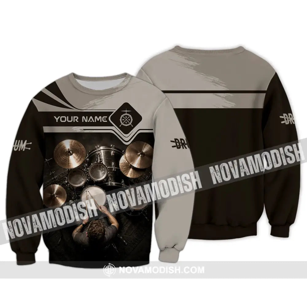 Unisex Shirt - Custom Drum Shirt - Long Sleeve / S - T-shirt
