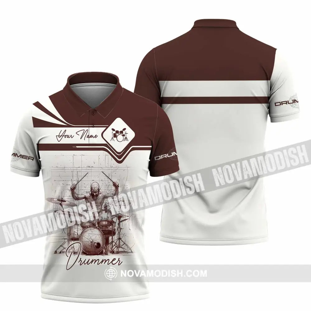 Unisex Shirt - Custom Drummer Shirt - Polo Shirt / S - T-shirt