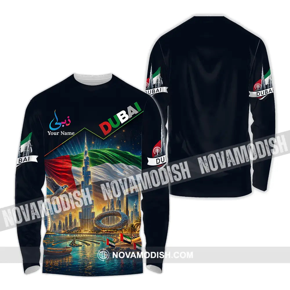 Unisex Shirt - Custom Dubai Shirt - Long Sleeve Shirt / S - T-shirt