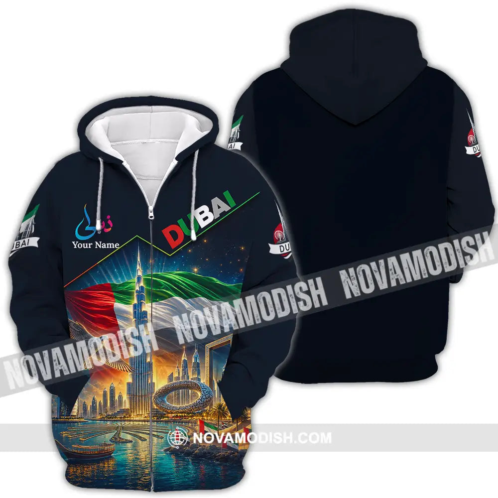 Unisex Shirt - Custom Dubai Shirt - Zipper Hoodie / S - T-shirt