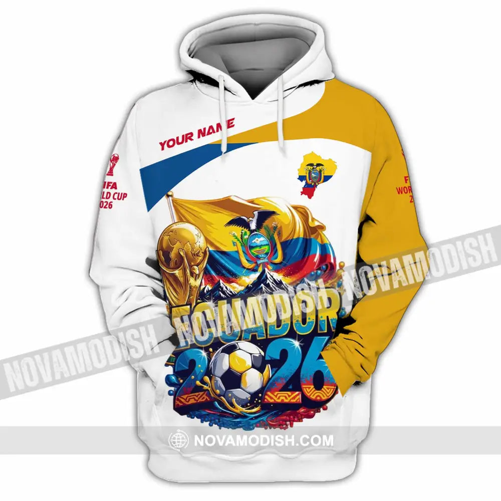 Unisex Shirt - Custom Ecuador World Cup 2026 Shirt - Hoodie / S - T-shirt