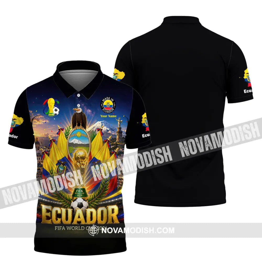 Unisex Shirt - Custom Ecuador World Cup 2026 Shirt - Polo Shirt / S - T-shirt