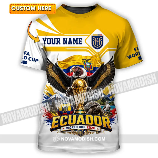 Unisex Shirt - Custom Ecuador World Cup 2026 Shirt - T-shirt