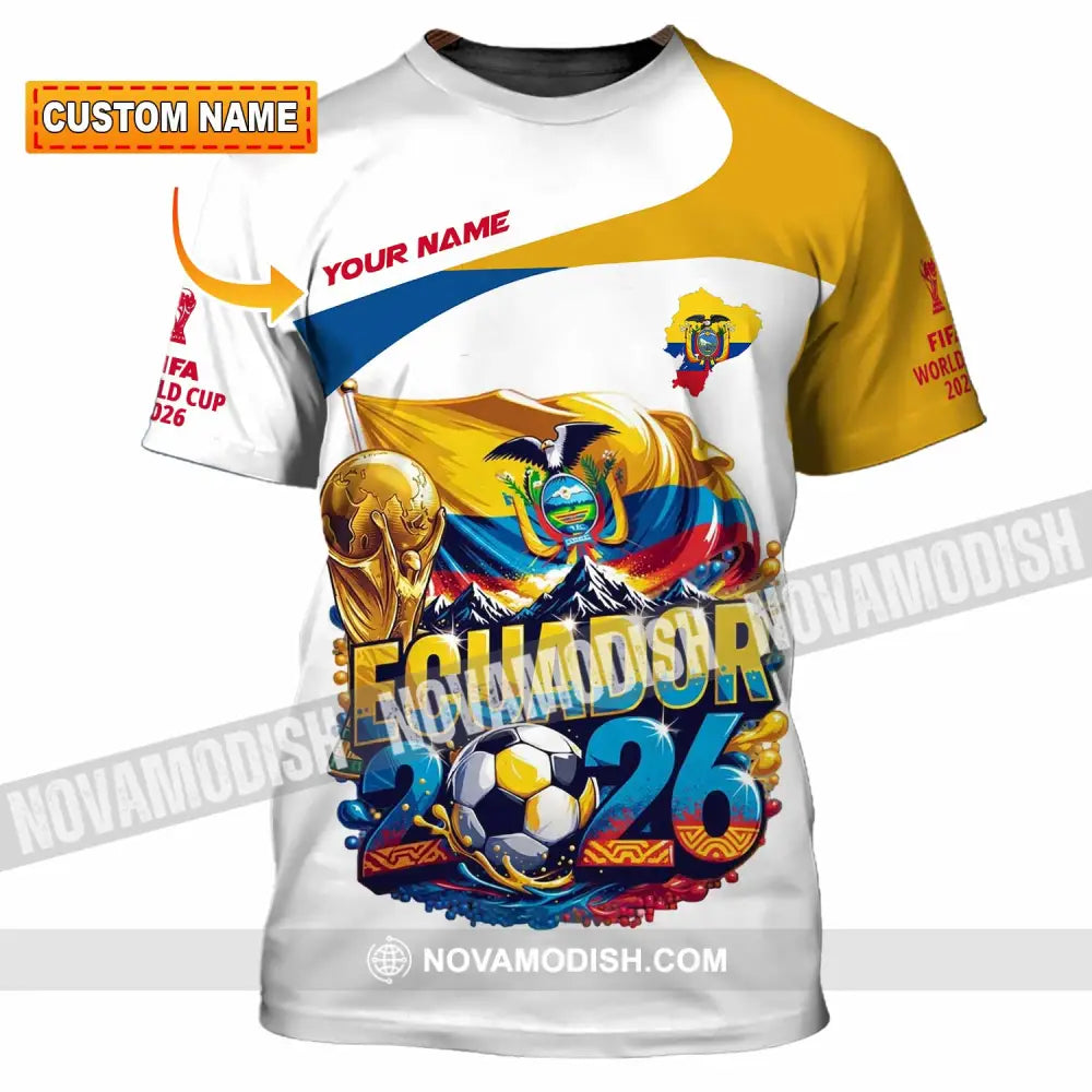 Unisex Shirt - Custom Ecuador World Cup 2026 Shirt - T-shirt