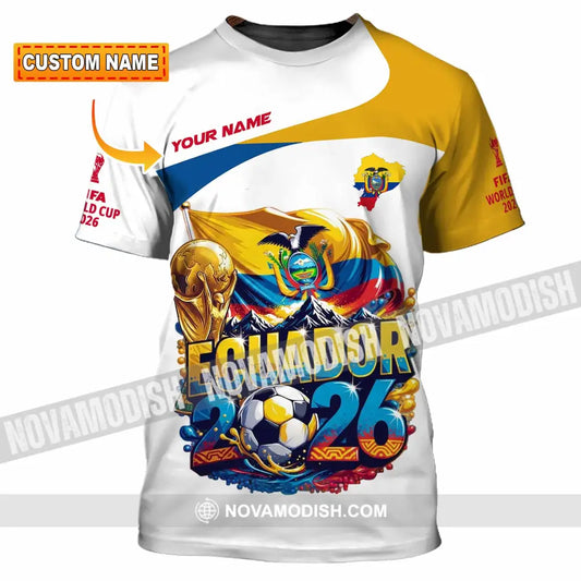 Unisex Shirt - Custom Ecuador World Cup 2026 Shirt - T-shirt
