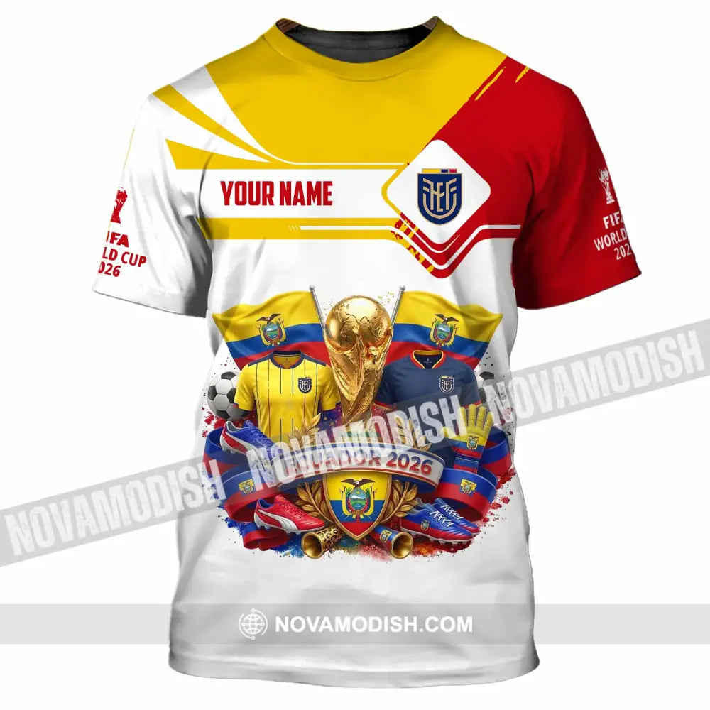 Unisex Shirt - Custom Ecuador World Cup 2026 Shirt