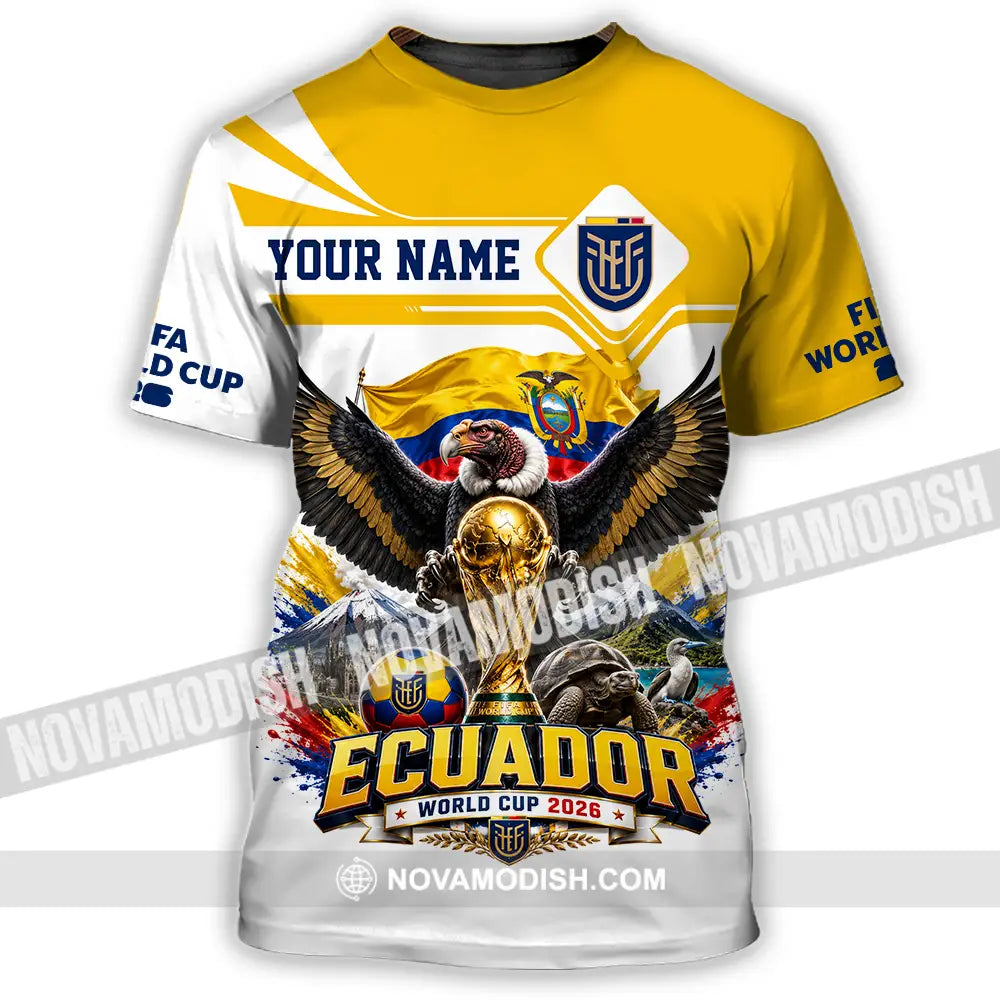 Unisex Shirt - Custom Ecuador World Cup 2026 Shirt - T-Shirt / S - T-shirt