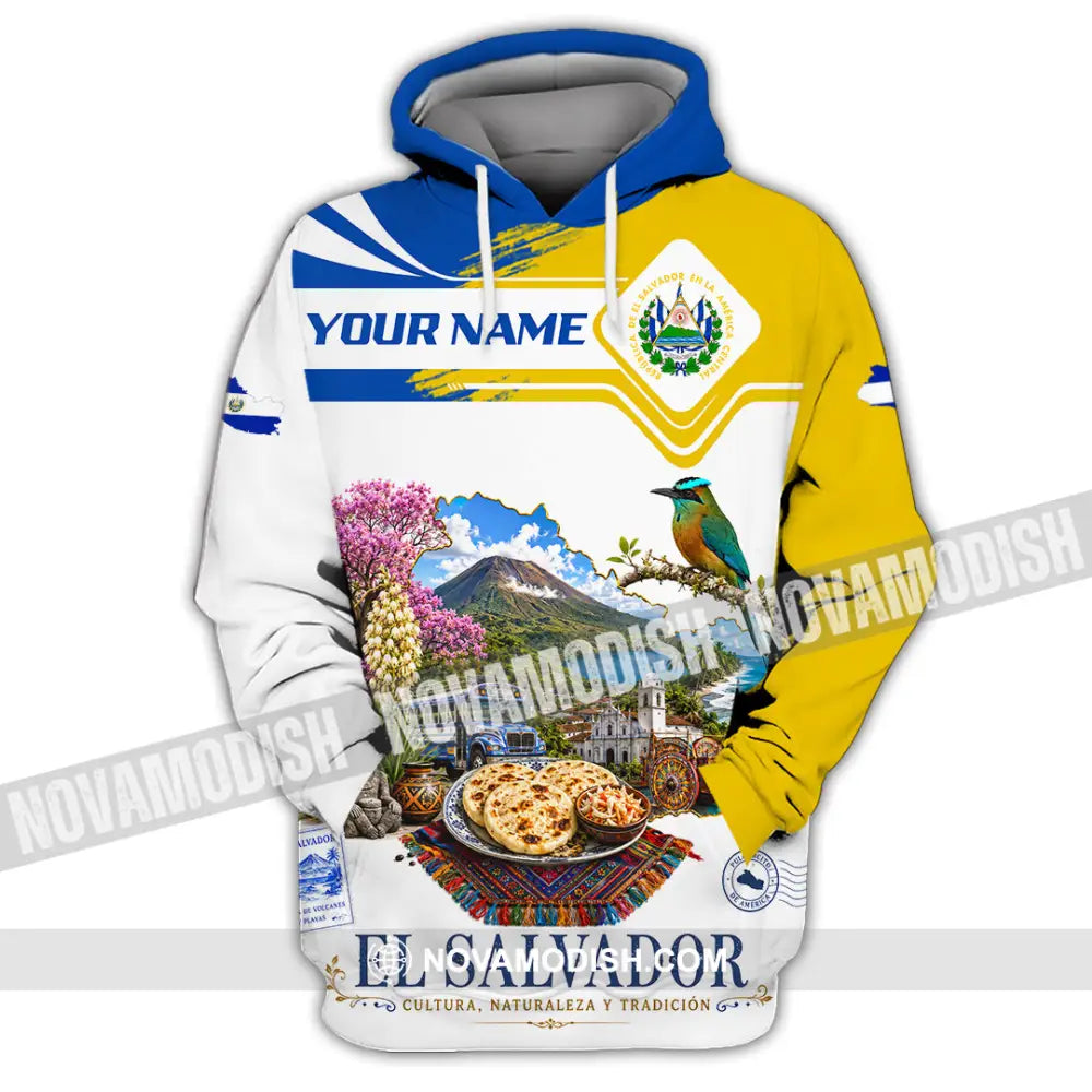 Unisex Shirt - Custom El Salvador Shirt - Hoodie / S - T-shirt
