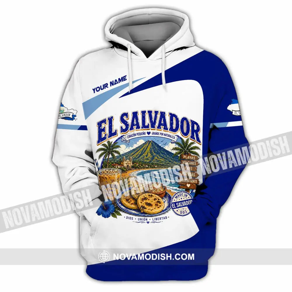 Unisex Shirt - Custom El Salvador Shirt - Hoodie / S - T-shirt