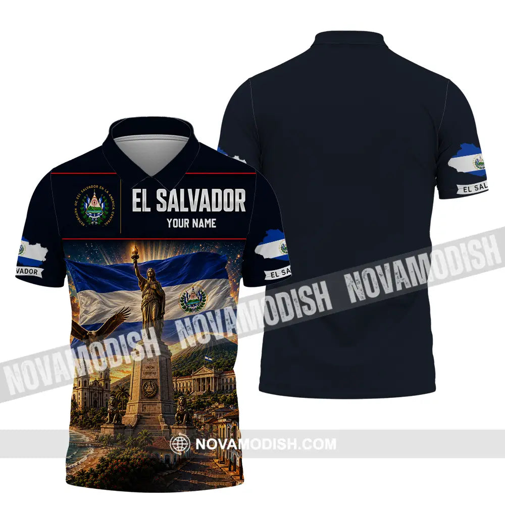 Unisex Shirt - Custom El Salvador Shirt - Polo Shirt / S - T-shirt