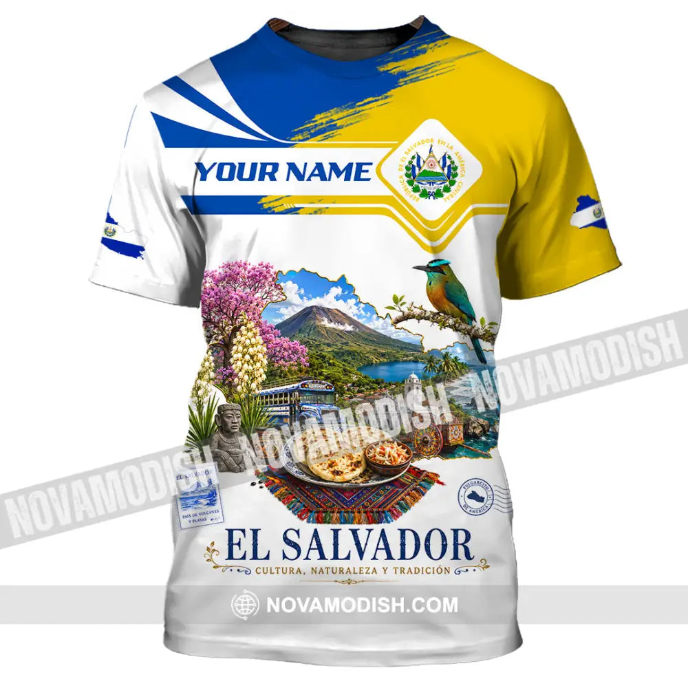 Unisex Shirt - Custom El Salvador Shirt - T-Shirt / S - T-shirt
