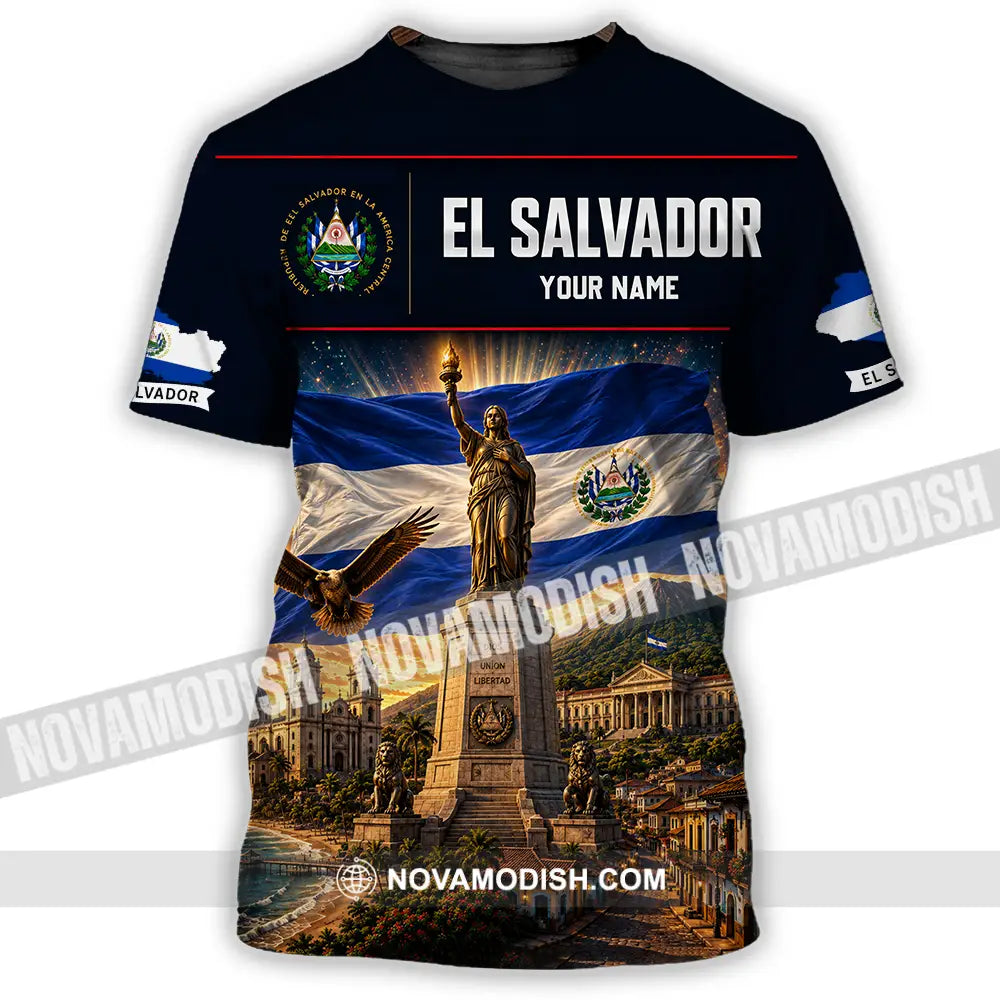 Unisex Shirt - Custom El Salvador Shirt - T-Shirt / S - T-shirt