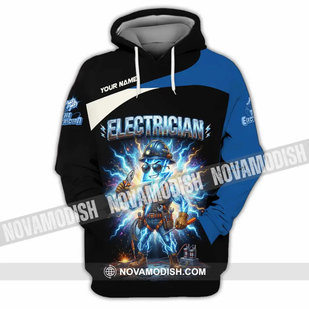 Unisex Shirt - Custom Electrician Shirt - Hoodie / S - T-shirt