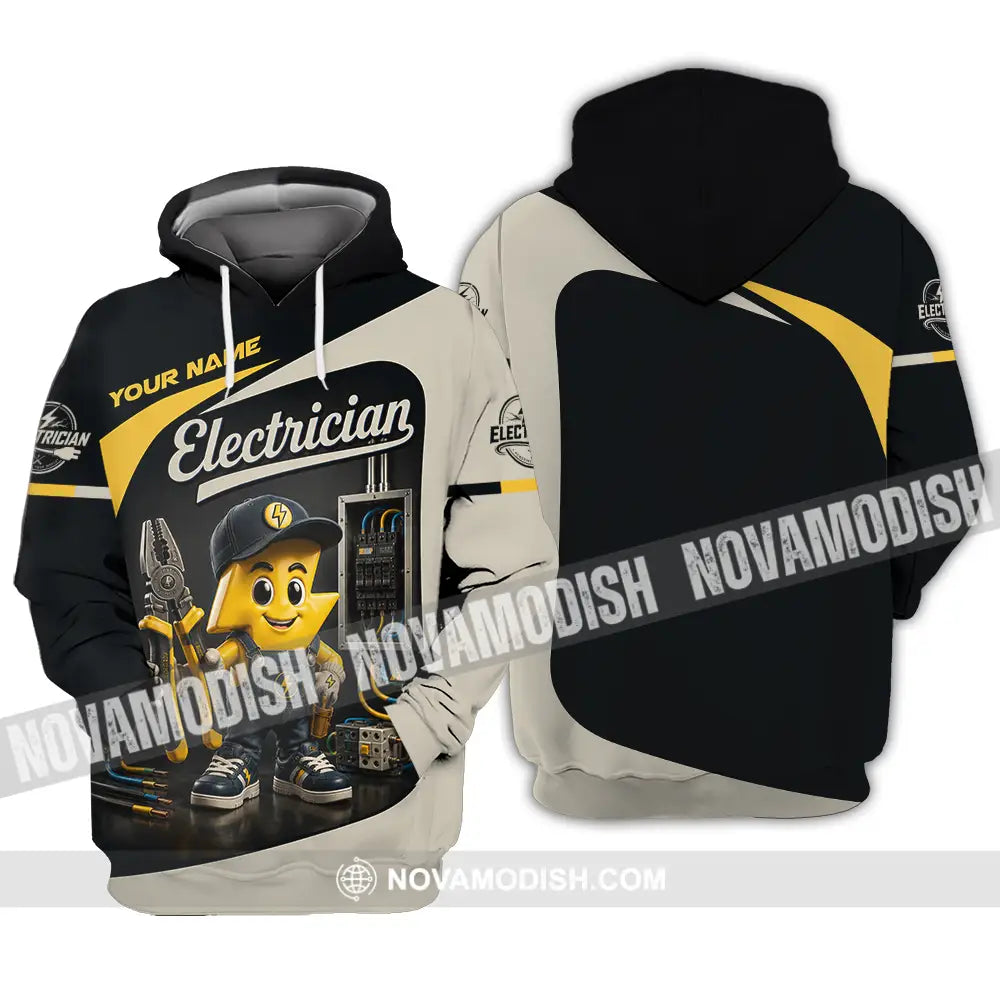 Unisex Shirt - Custom Electrician Shirt - Hoodie / S - T-shirt