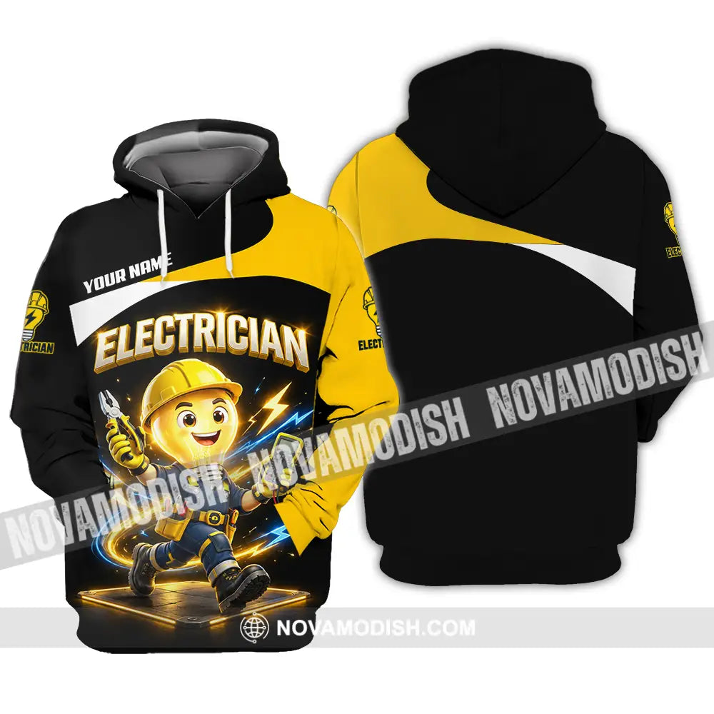 Unisex Shirt - Custom Electrician Shirt - Hoodie / S - T-shirt