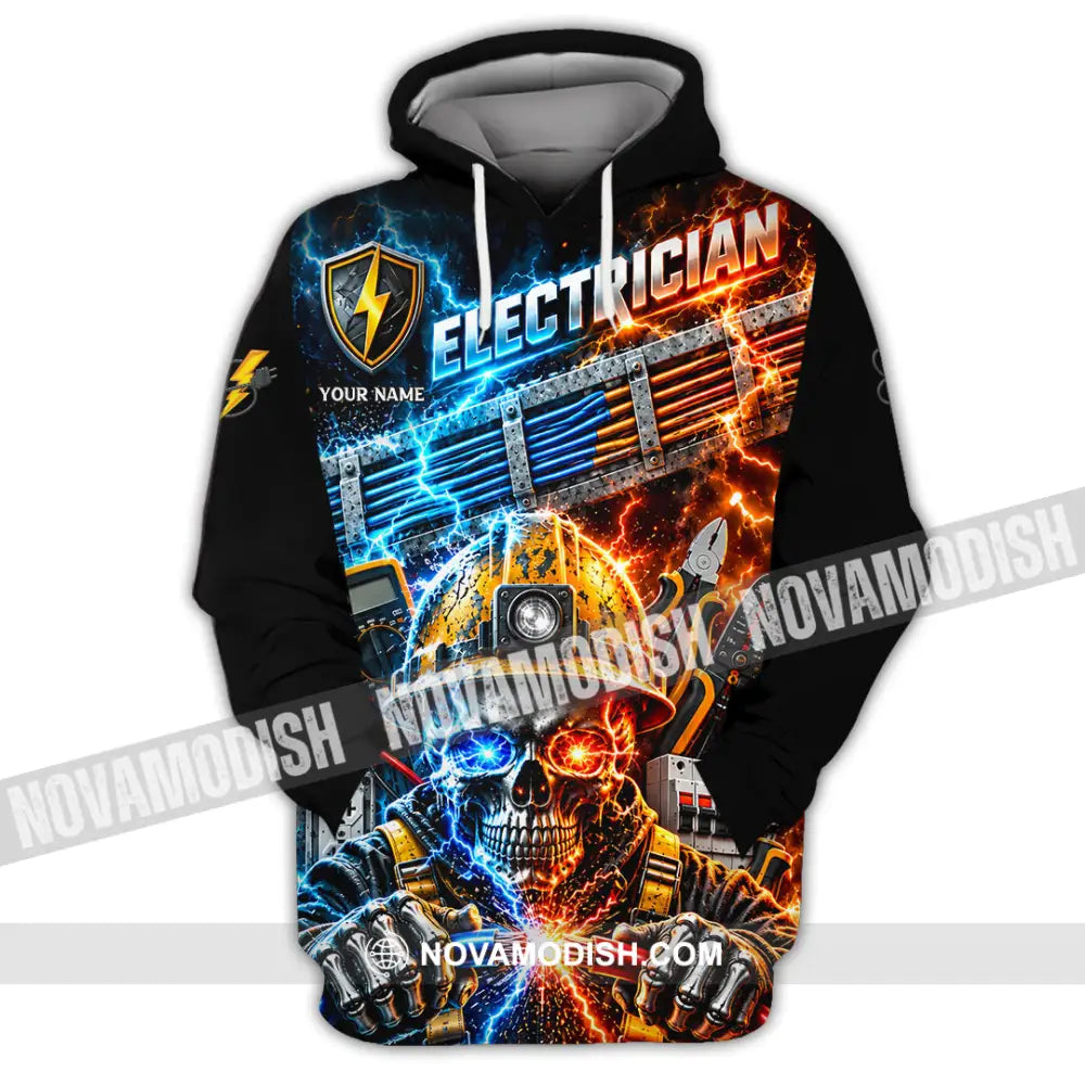 Unisex Shirt - Custom Electrician Shirt - Hoodie / S - T-shirt
