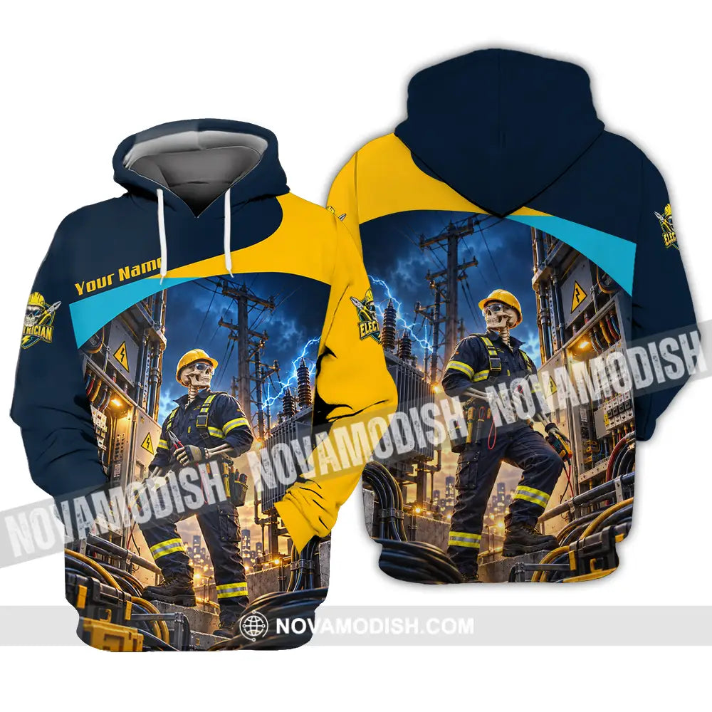 Unisex Shirt - Custom Electrician Shirt - Hoodie / S - T-shirt