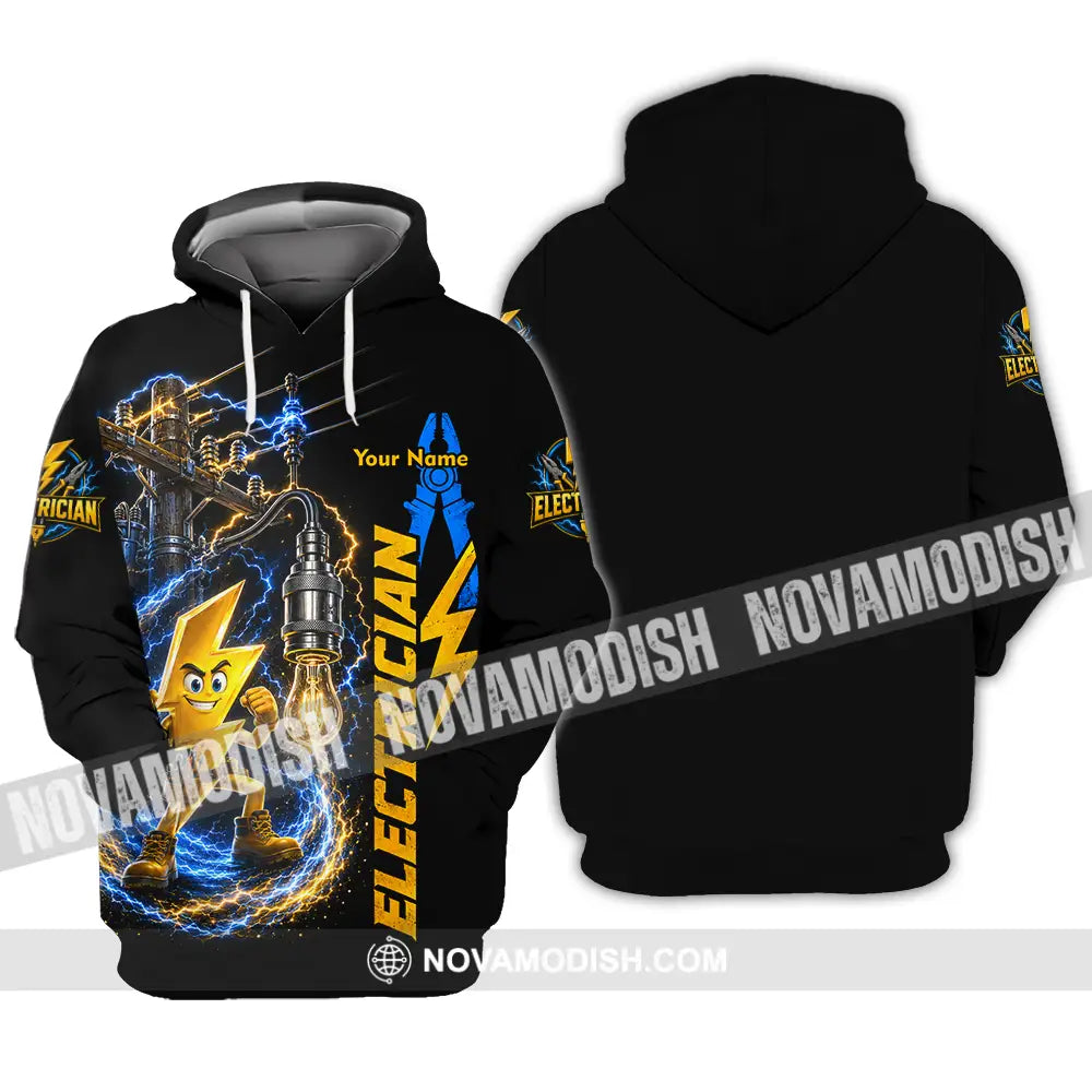 Unisex Shirt - Custom Electrician Shirt - Hoodie / S - T-shirt