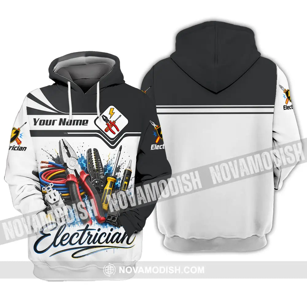 Unisex Shirt - Custom Electrician Shirt - Hoodie / S - T-shirt