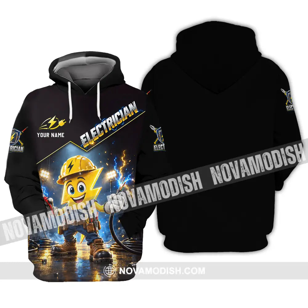 Unisex Shirt - Custom Electrician Shirt - Hoodie / S - T-shirt