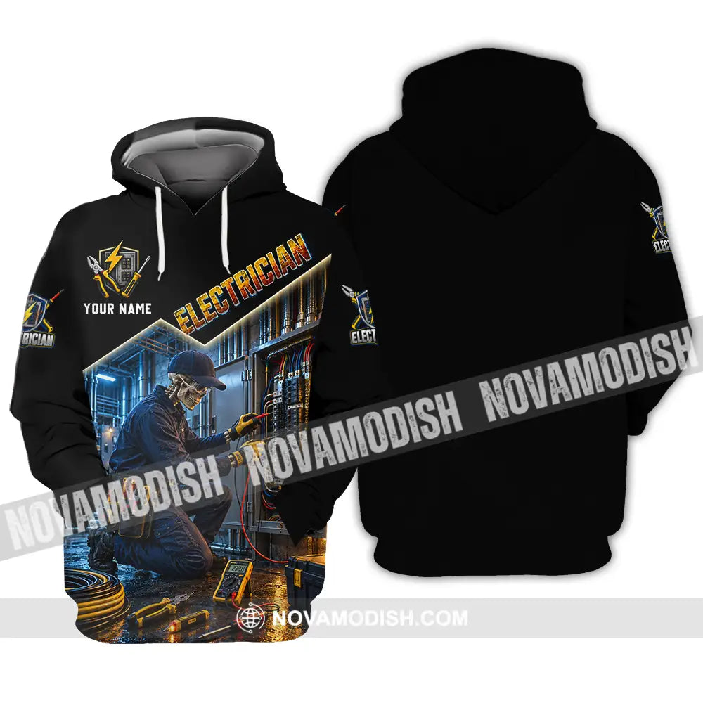 Unisex Shirt - Custom Electrician Shirt - Hoodie / S - T-shirt