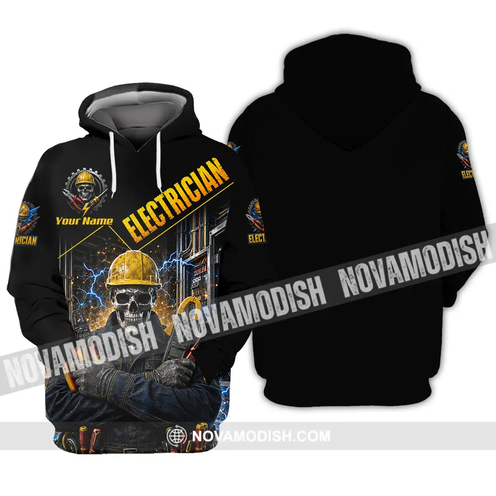 Unisex Shirt - Custom Electrician Shirt - Hoodie / S - T-shirt