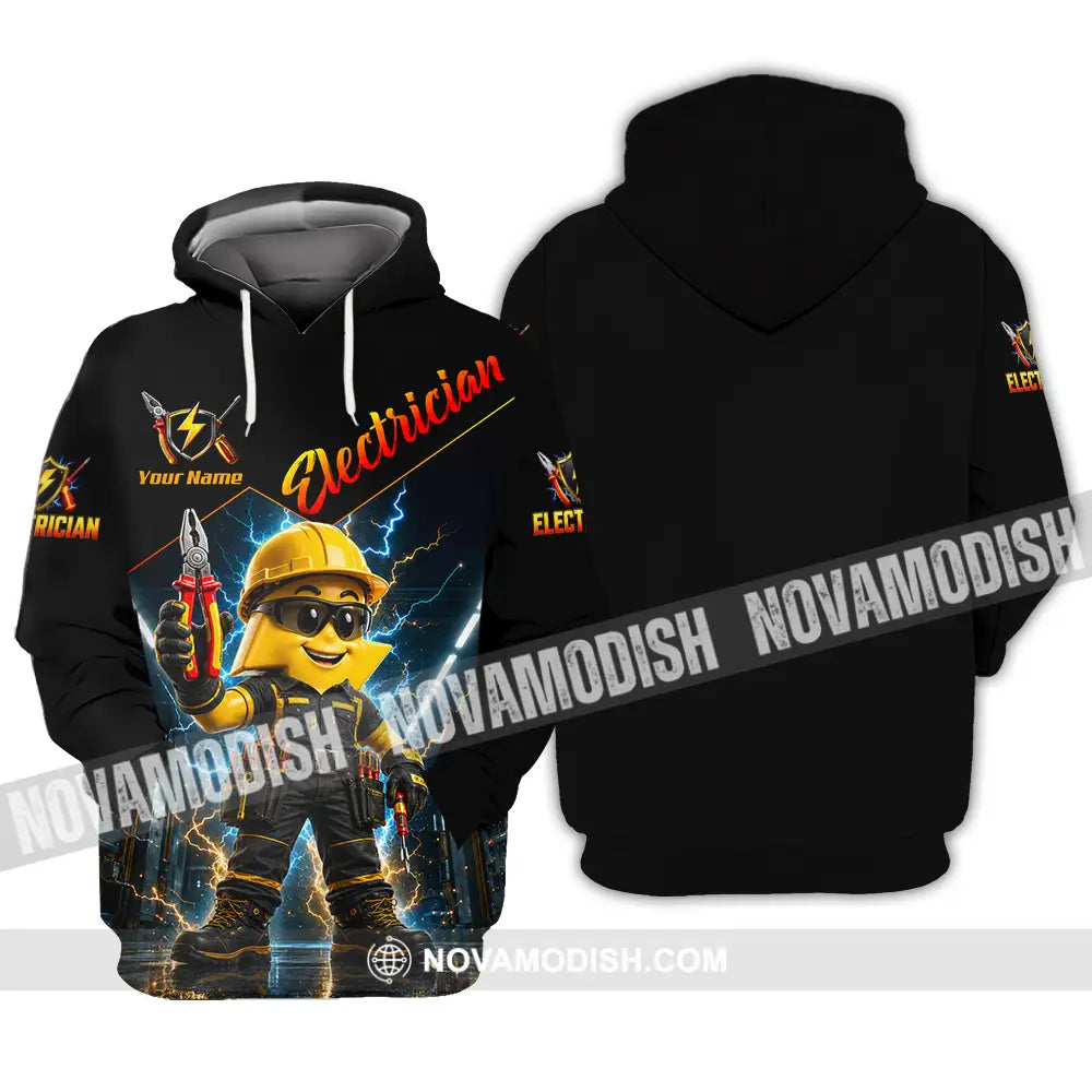 Unisex Shirt - Custom Electrician Shirt - Hoodie / S - T-shirt