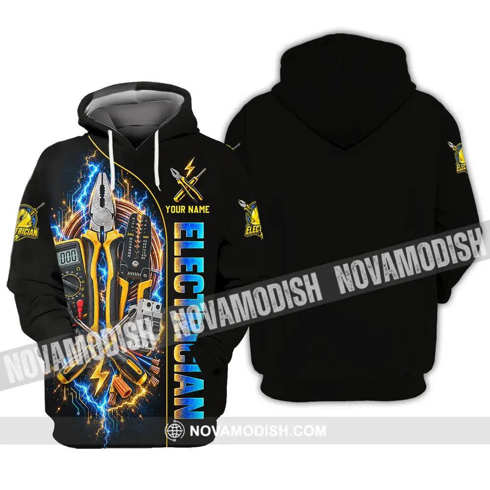 Unisex Shirt - Custom Electrician Shirt - Hoodie / S - T-shirt