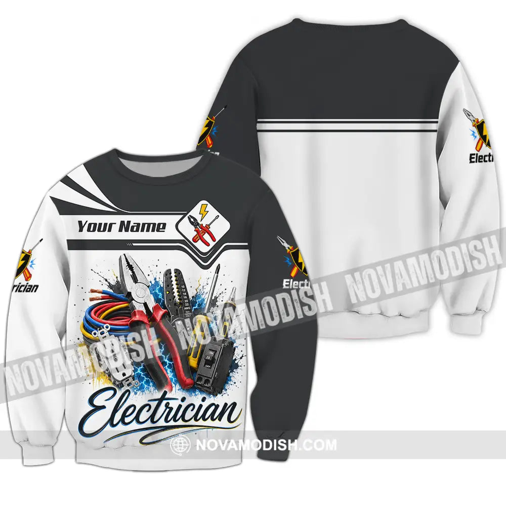 Unisex Shirt - Custom Electrician Shirt - Long Sleeve / S - T-shirt