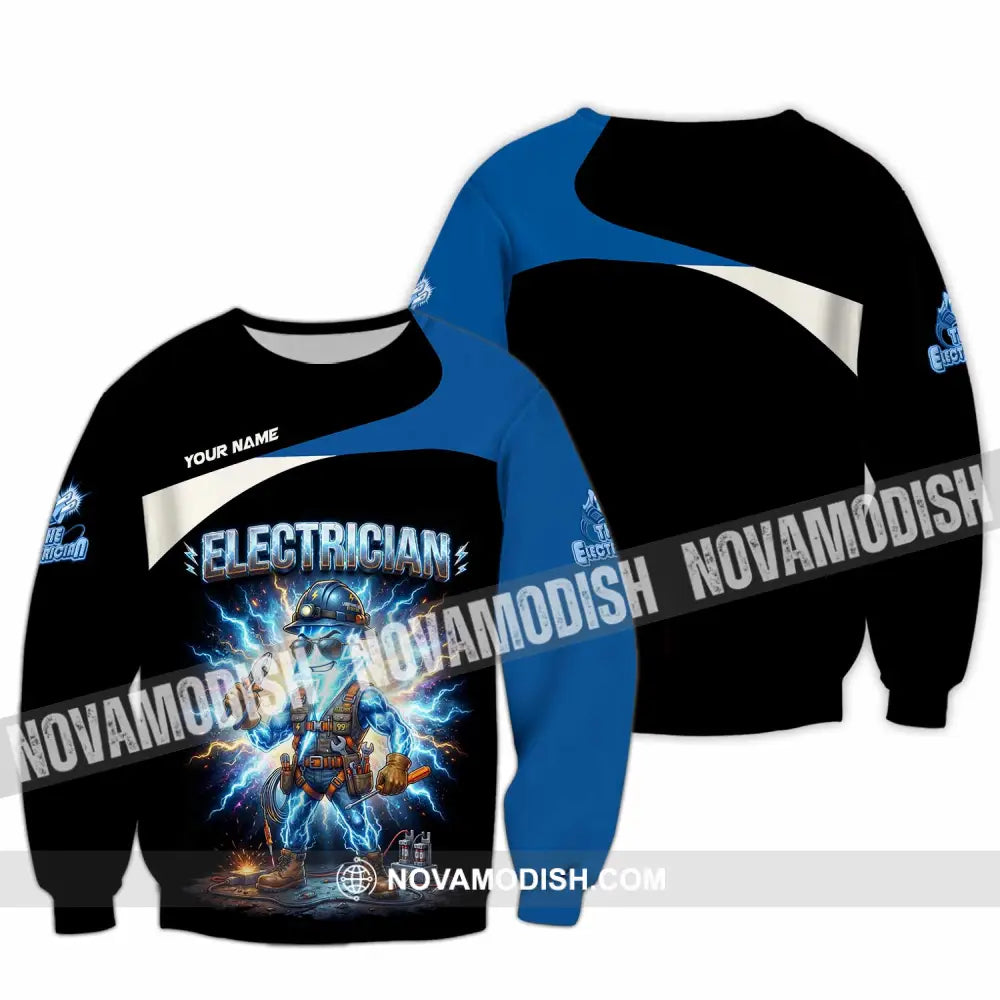 Unisex Shirt - Custom Electrician Shirt - Long Sleeve / S - T-shirt