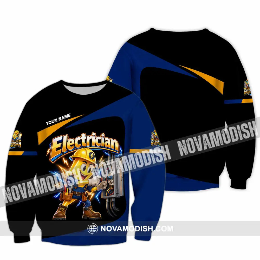 Unisex Shirt - Custom Electrician Shirt - Long Sleeve / S - T-shirt