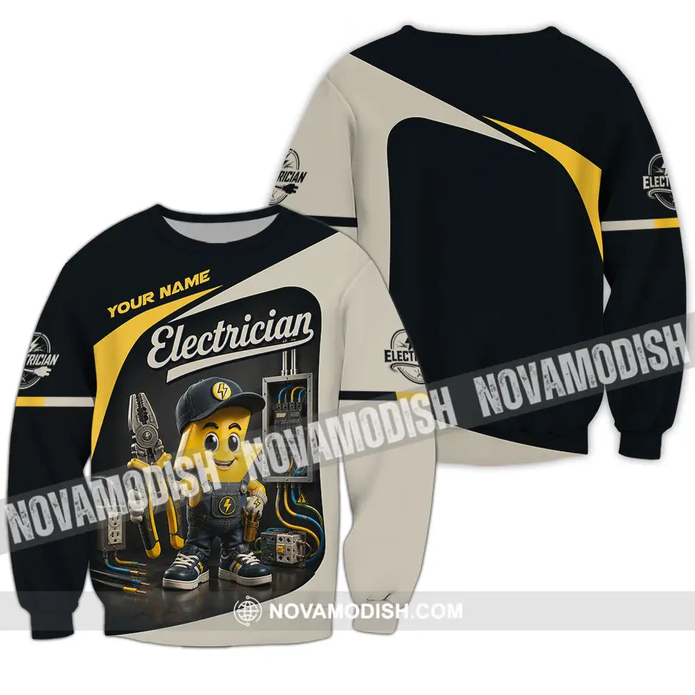 Unisex Shirt - Custom Electrician Shirt - Long Sleeve / S - T-shirt