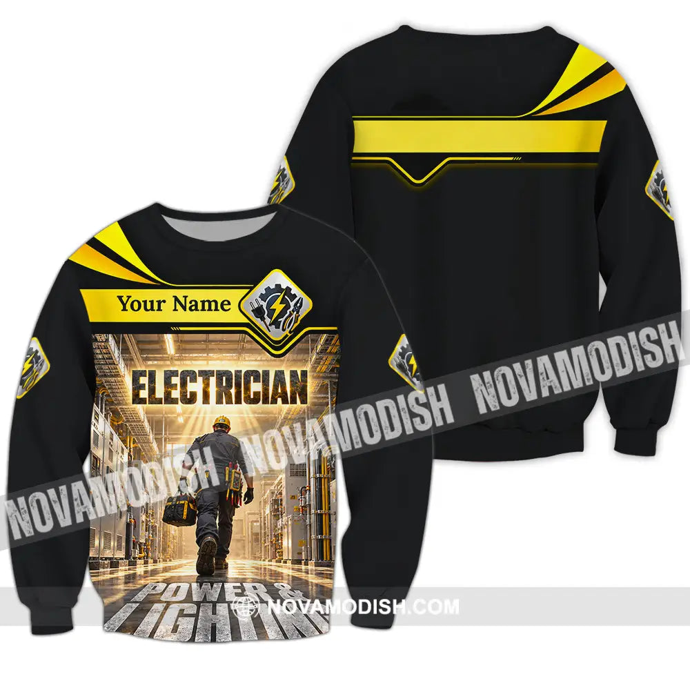 Unisex Shirt - Custom Electrician Shirt - Long Sleeve / S - T-shirt
