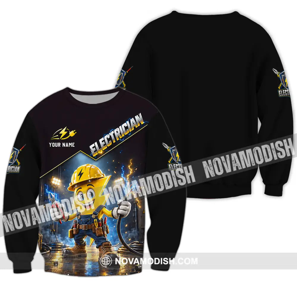 Unisex Shirt - Custom Electrician Shirt - Long Sleeve / S - T-shirt